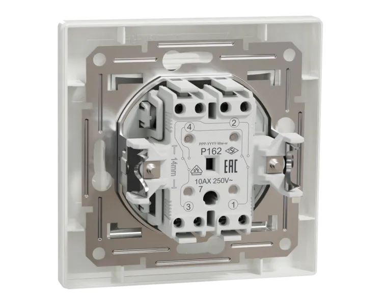 Schneider Electric ASFORA EPH0500121 Вимикач 1-кл. білий перехресний