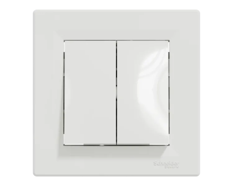 Schneider Electric ASFORA EPH0600121 Вимикач 2-кл. білий прохідний