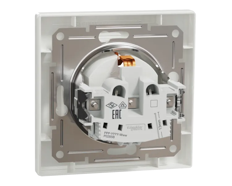 Schneider Electric ASFORA EPH2900121 Розетка одинарна із заземленням