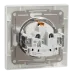 Schneider Electric ASFORA EPH2900221 Розетка одинарна із заземленням і шторкою