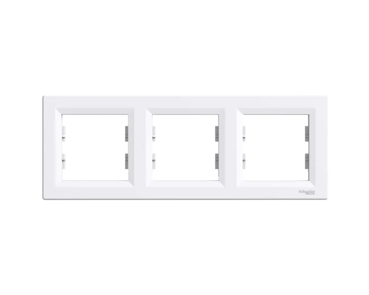 Schneider Electric ASFORA EPH5800321 Рамка 3-місна горизонтальна біла