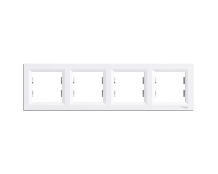 Schneider Electric ASFORA EPH5800421 Рамка 4-місна горизонтальна біла