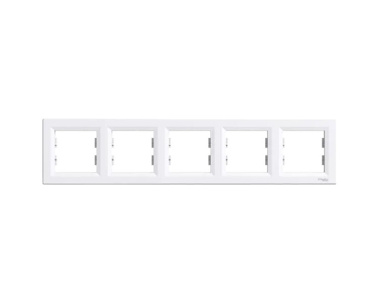 Schneider Electric ASFORA EPH5800521 Рамка 5-місна горизонтальна біла