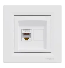 Schneider Electric Asfora EPH4300121 RJ45 кат.5е UTP Розетка комп'ютерна одинарна