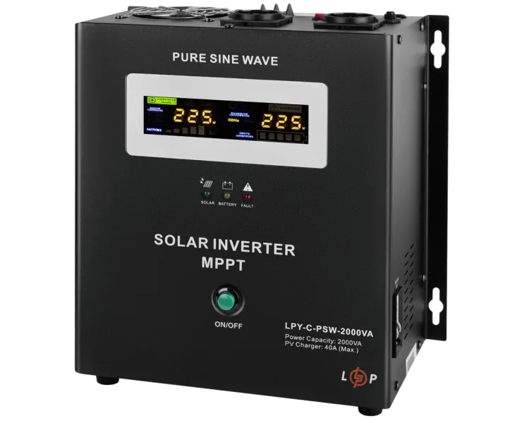LOGICPOWER LPY-С-PSW-2000VA (1400Вт) MPPT 24В Джерело безперебійного живлення
