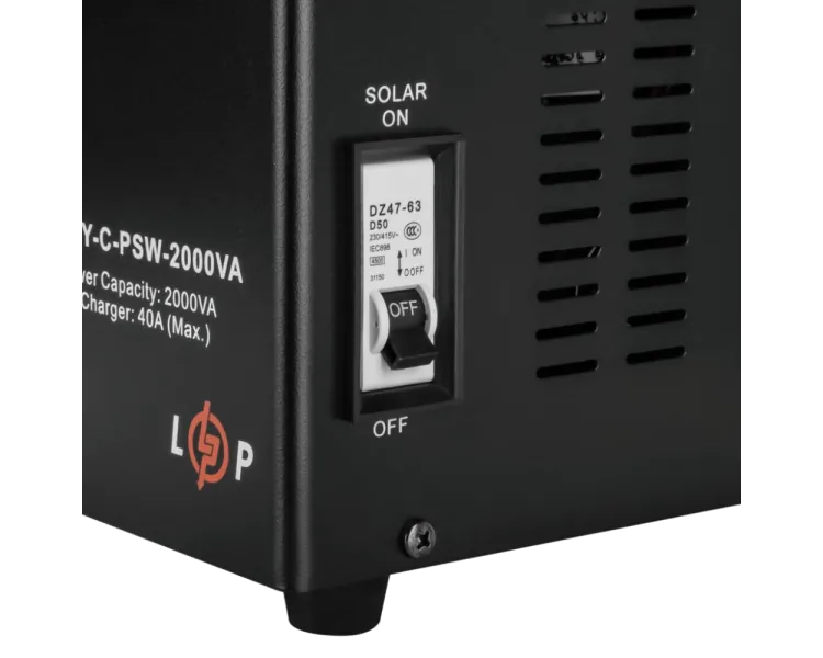 LOGICPOWER LPY-С-PSW-2000VA (1400Вт) MPPT 24В Джерело безперебійного живлення