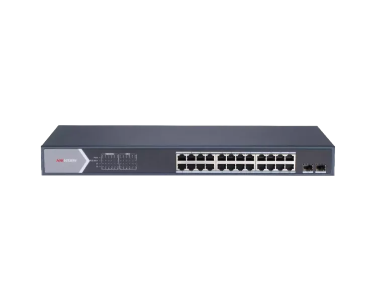Hikvision DS-3E1526P-SI PoE Комутатор 24 порти керований