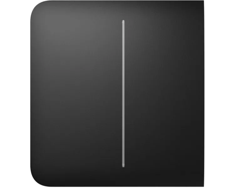 Ajax SideButton (2-gang) for LightSwitch black Бічна кнопка для двоклавішного вимикача