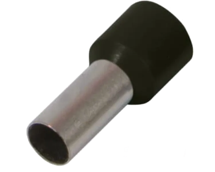 Enext e.terminal.stand.e7508.black 0.75 кв.мм Ізольований накінечник втулковий чорний