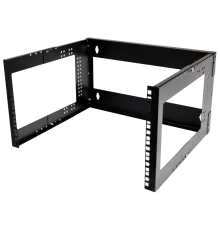 Кронштейн 19" 6U настінний , глиб. 280 - 480мм, чорний