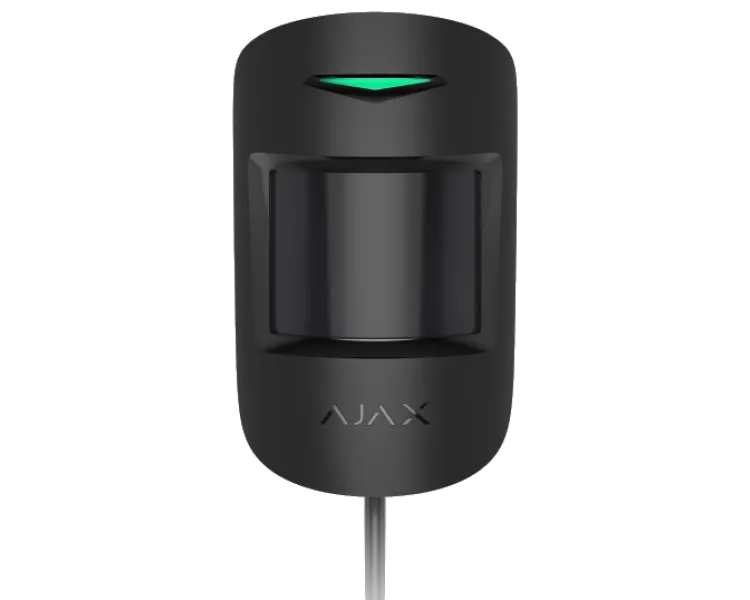 Дротовий сповіщувач руху Ajax Superior MotionProtect Plus black Fibra