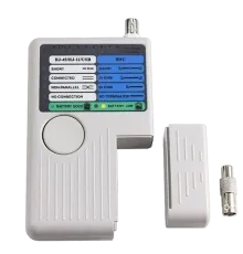 RJ-45, RJ-12, USB та BNC Тестер мережевий