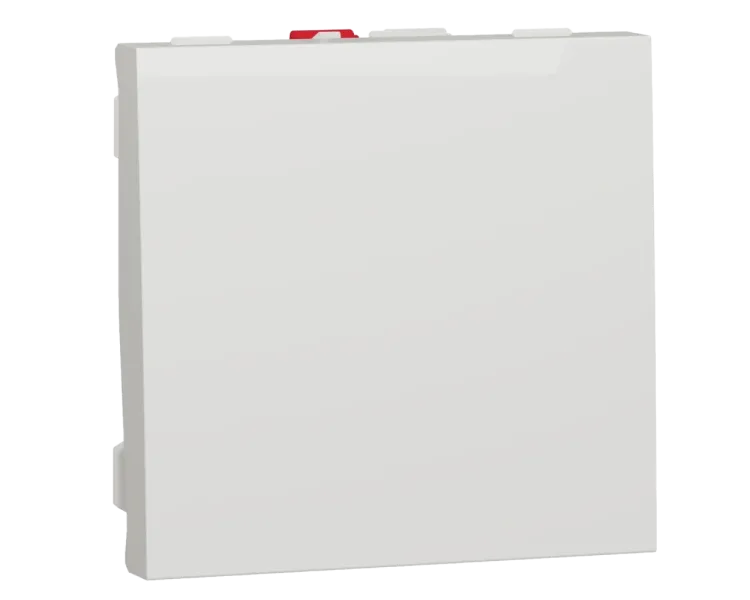 Schneider Electric New Unica NU320118 Вимикач 1-клавішний схема 1, 10А 2 модулі білий
