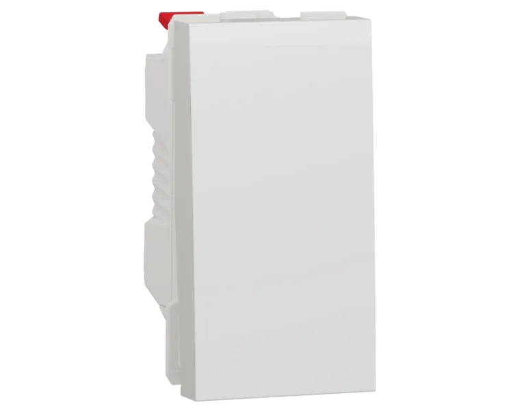 Schneider Electric New Unica NU310118 Вимикач 1-клавішний схема 1, 10А, 1 модуль білий