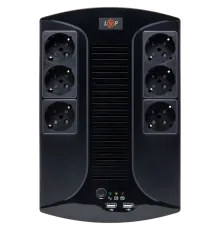 LOGICPOWER 650VA-6PS (455Вт) Джерело безперебійного живлення