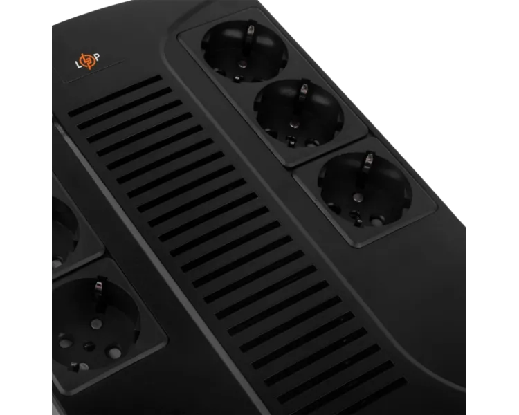 LOGICPOWER 650VA-6PS (455Вт) Джерело безперебійного живлення