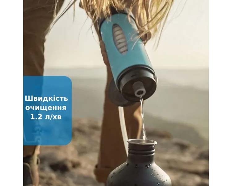 LifeSaver Liberty Blue Портативна пляшка для очищення води