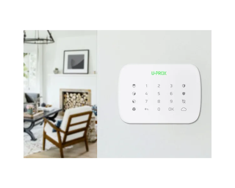 U-Prox Keypad G4 White Бездротова сенсорна клавіатура для чотирьох груп