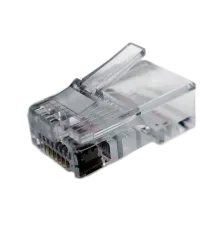RJ45 UTP Конектор прохідного типу кат.5E (пачка 100 шт)