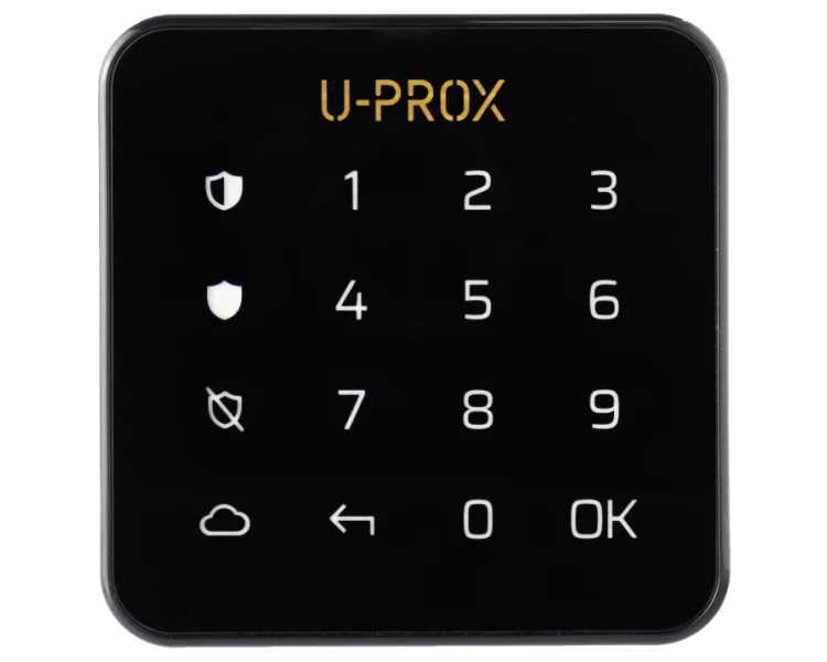 U-Prox Keypad G1 Black Бездротова сенсорна клавіатура для однієї групи