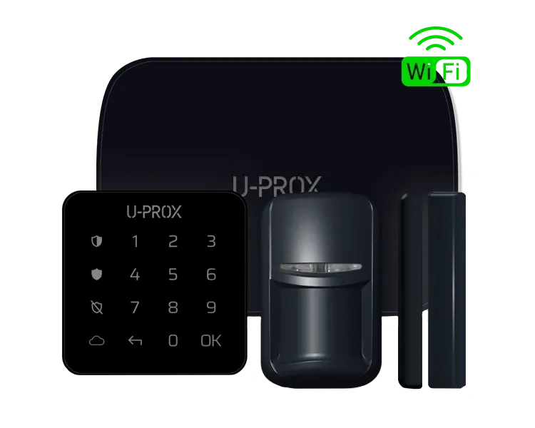 U-Prox MP WiFi kit Black Комплект бездротової охоронної сигналізації