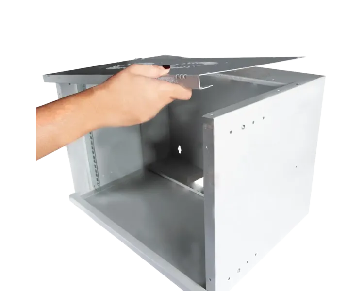 Hypernet WMNC-40-4U-SOHO-FLAT Шафа SOHO коммутаційна настінна 4U 540x400 розбірна