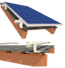 InstallKit IK-XL-B-2 кріплення 2 сонячних панелей до 1145мм бітумна черепиця Комплект