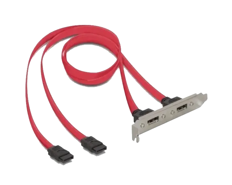 SATA 7px4-eSATAx4 M/F Планка корпусна