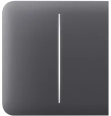 Ajax SideButton (2-gang) graphite Кнопка