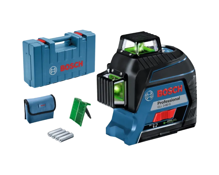 Bosch GLL 3-80 G (0601063Y00) Нівелір лазерний + кейс