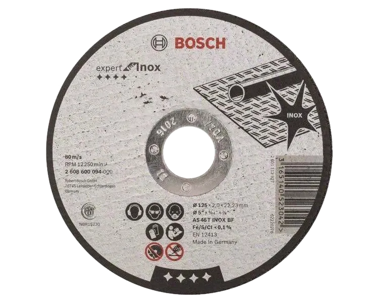Bosch 125 x 1 мм (2608600549) Відрізний круг для нержавіючої сталі