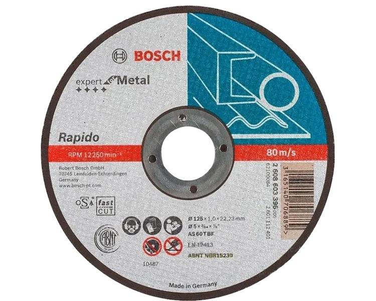 Bosch 125х1 мм (2608603396) Круг відрізний