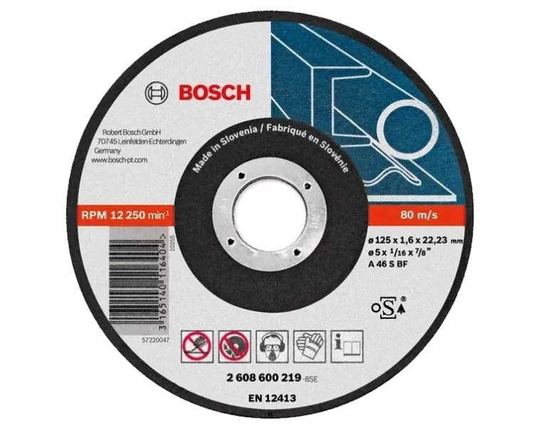 Bosch 125 x 1.6 мм (2608600219) Відрізний круг для металу