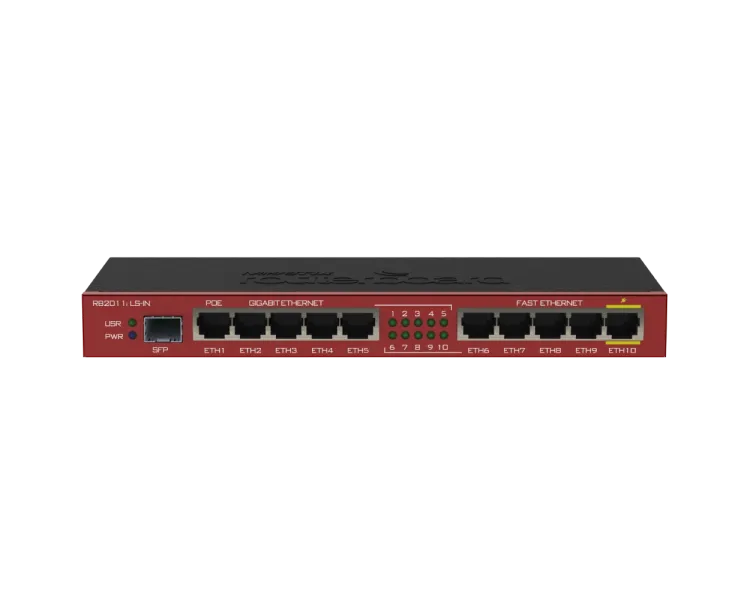 MikroTik RB2011iLS-IN 10-портовий маршрутизатор