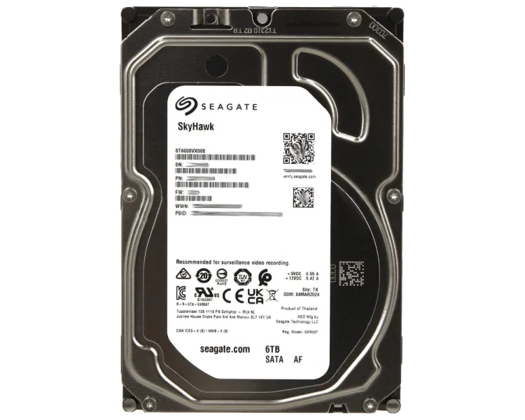 Seagate SkyHawk ST6000VX008 6Тб Жорсткий диск внутрішній