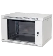 Hypernet WMNC66-6U-FLAT Шафа комутаційна настінна 6U 600x600 розбірна