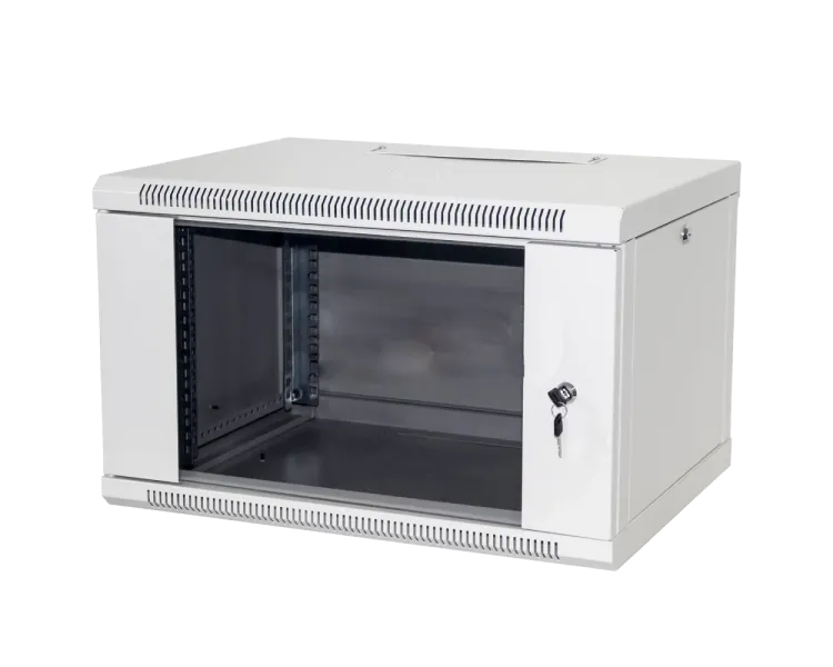 Hypernet WMNC66-6U-FLAT Шафа комутаційна настінна 6U 600x600 розбірна