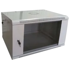 Hypernet WMNC66-4U-FLAT Шафа коммутаційна настінна 4U 600x600 розбірна