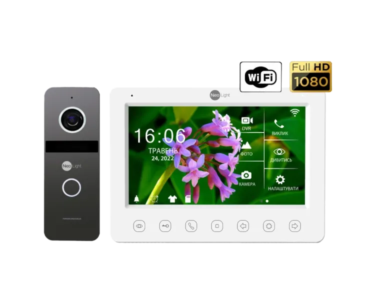 Neolight NeoKIT HD WF Graphite Комплект відеодомофону
