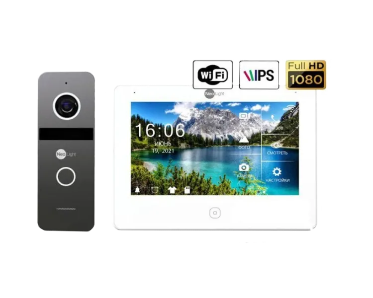 Neolight NeoKIT HD Pro WF Graphite Комплект відеодомофону