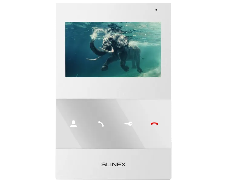 Slinex SQ-04M(White) + ML-16НR(Black) Комплект відеодомофона