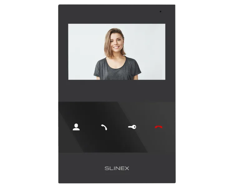 Slinex ML-16HD(Black)+SQ-04M(Black) Комплект відеодомофону
