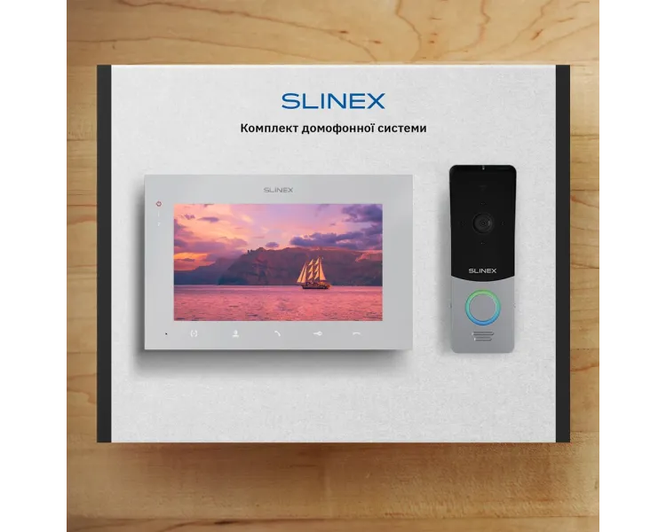 Slinex ML-20HD(Black)+SQ-07MTHD(White) Комплект відеодомофону