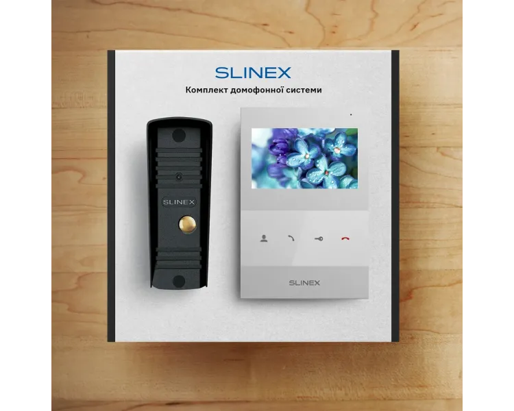 Slinex SQ-04(White)+ML-16НD(Black) Комплект відеодомофону