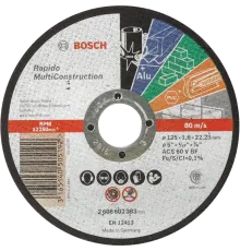 Bosch Multi Construction Rapido 125x1.6x22.2 Відрізний круг для металу