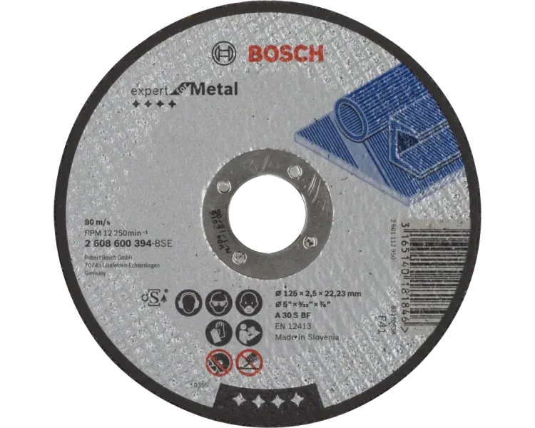 Bosch Expert for Metal 125x2.5х22.23 мм Відрізний круг по металу