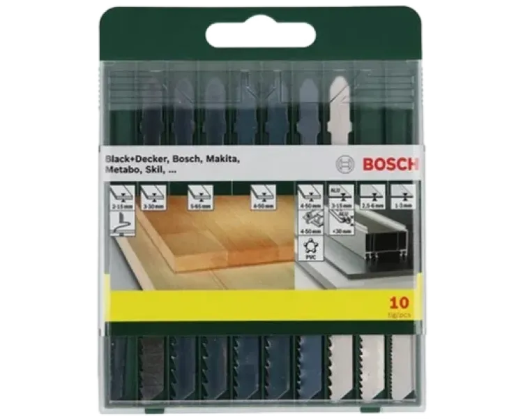 Bosch Promoline 10 шт (2607019461) Набір пильних полотен