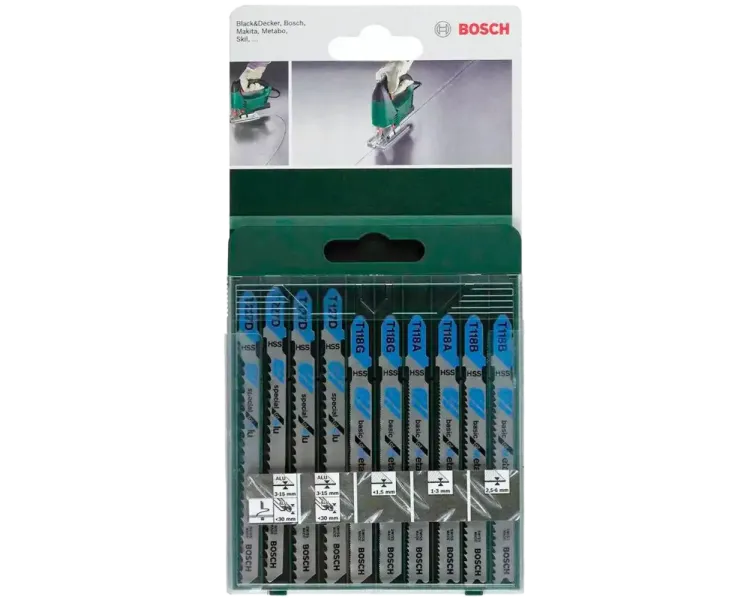 Bosch SET T-ХВ (2609256745) Набір пильних полотен