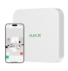 Ajax NVR (16ch) (8EU) white Відеореєстратор
