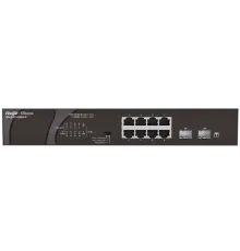Ruijie Reyee RG-ES110GDS-P PoE Комутатор 8 портів некерований